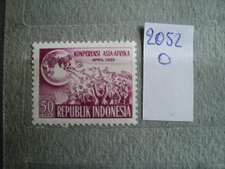 Фото марки Индонезия 1955г **