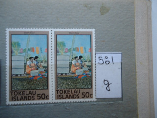 Фото марки Токелау острова пара **
