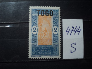 Фото марки Того надпечатка 1921г *