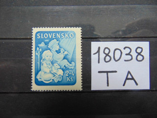 Фото марки Словакия марка 1944г **