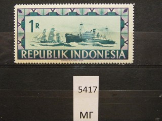 Фото марки Индонезия 1949г *