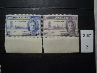 Фото марки Брит. Съерра Леоне 1946г **