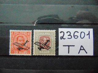 Фото марки Исландия серия 1928г *