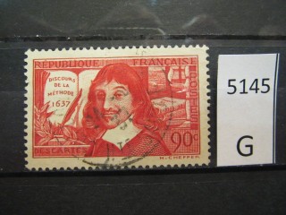 Фото марки Франция 1937г
