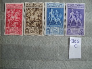Фото марки Италия серия 1941г *