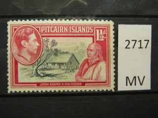 Фото марки Острова Питкерн 1946г *