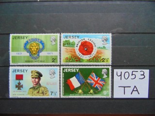Фото марки Британский Джерсей серия 1971г **