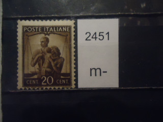 Фото марки Италия 1945-48гг **