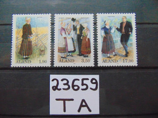 Фото марки Аландские Острова серия 1993г **