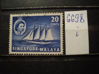 Фото марки Брит. Сингапур
