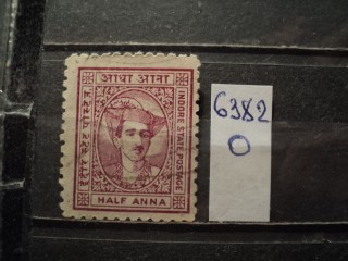 Фото марки Индийский штат Индор 1941г