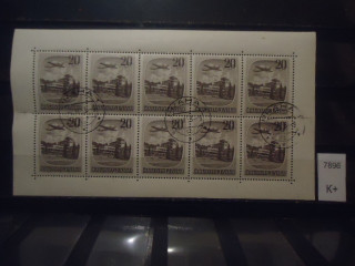Фото марки Чехословакия малый лист