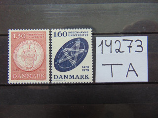 Фото марки Дания серия 1979г **