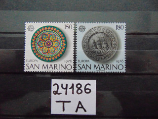Фото марки Сан Марино серия 1976г **