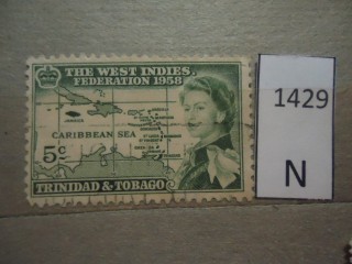Фото марки Тринидад и Тобаго 1958г