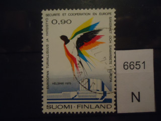 Фото марки Финляндия 1975г