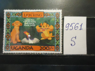 Фото марки Уганда 1999г **