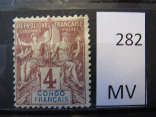 Фото марки Франц. Конго 1892г *