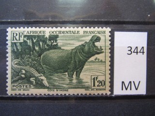 Фото марки Франц. Африка 1947г *