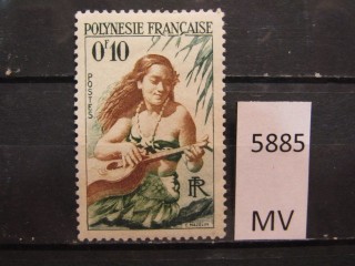 Фото марки Франц. Полинезия 1958г *