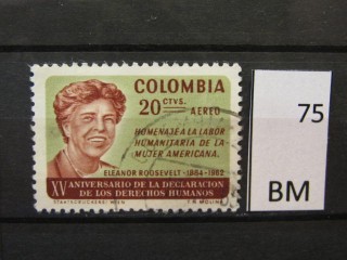 Фото марки Колумбия 1964г *