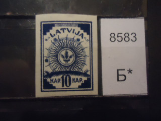 Фото марки Латвия 1918г **