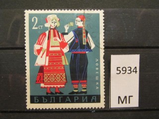 Фото марки Болгария 1968г
