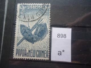 Фото марки Папуа-Новая Гвинея 1952г