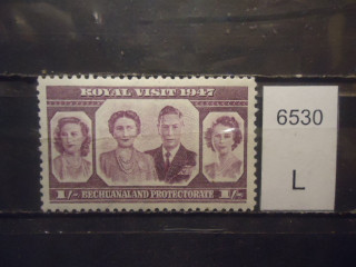 Фото марки Брит. протекторат Бечуанленд 1947г **