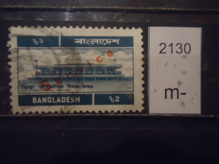 Фото марки Бангладеш 1983г надпечатка