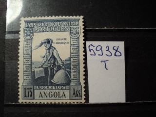 Фото марки Порт. Ангола 1938г *
