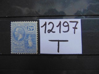Фото марки Британские Виргинские острова 1922г **