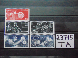 Фото марки Швеция серия 1972г **