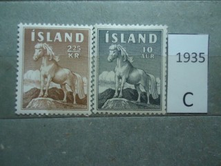 Фото марки Исландия 1958г серия **