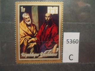 Фото марки Руанда **