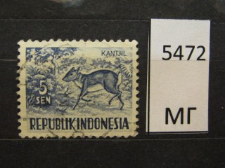 Фото марки Индонезия 1956г