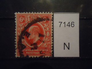 Фото марки Брит. Восточная Африка и Уганда 1912г