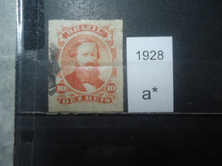 Фото марки Бразилия 1866г