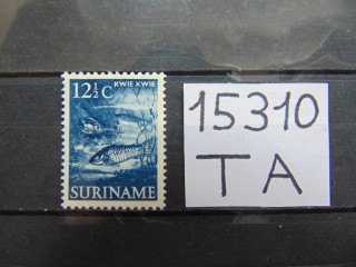 Фото марки Суринам 1953г **
