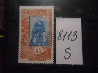 Фото марки Франц. Сомали 1915г *