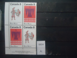 Фото марки Канада 1973г сцепка из 2-х пар **