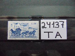 Фото марки Италия марка 1969г **