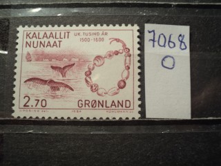 Фото марки Гренландия 1984г **