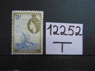 Фото марки Британский Тристран Да Кунья 1954г **