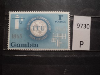 Фото марки Гамбия 1965г **