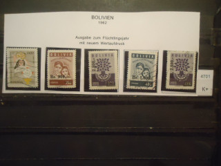 Фото марки Боливия 1962г