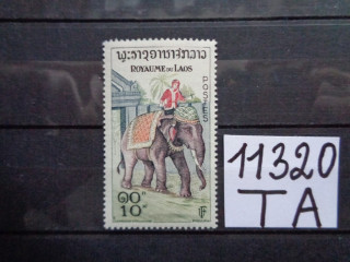 Фото марки Лаос 1958г **