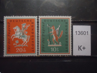 Фото марки Германия ФРГ 1958г (6€) **