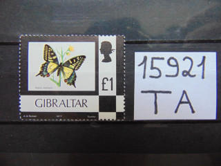 Фото марки Британский Гибралтар 1977г **