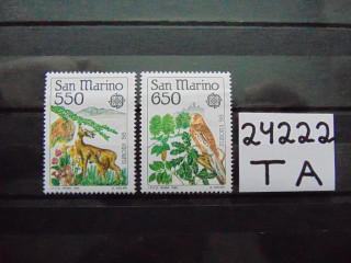 Фото марки Сан Марино серия 1986г **
